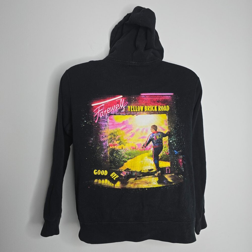 Elton John Farewell Yellow Brick Road Tour Full Zip Hoodie‎ Size Small